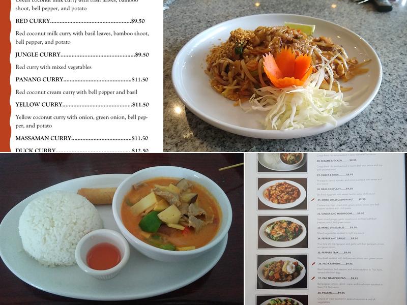 Thai Spice Menu