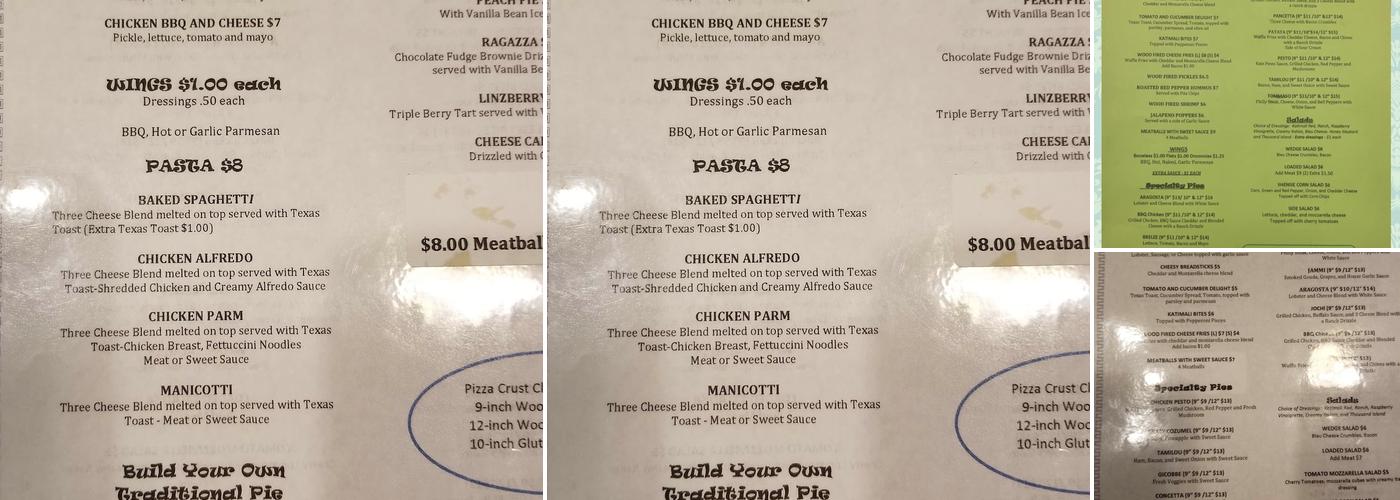 Katimali's Menu