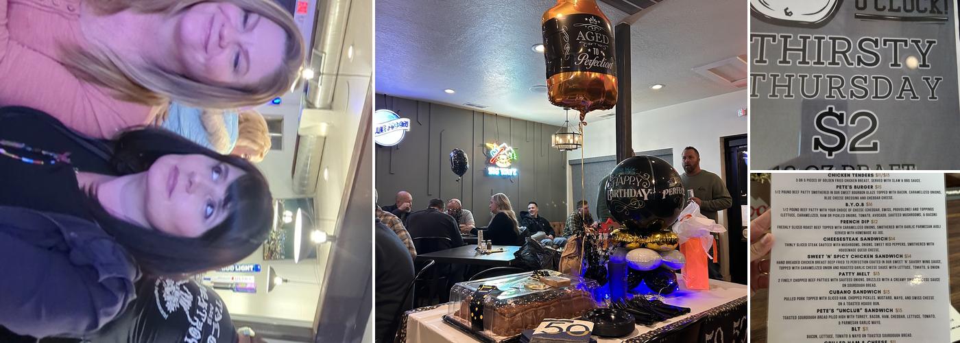 Pete's Place Bar & Grill Menu