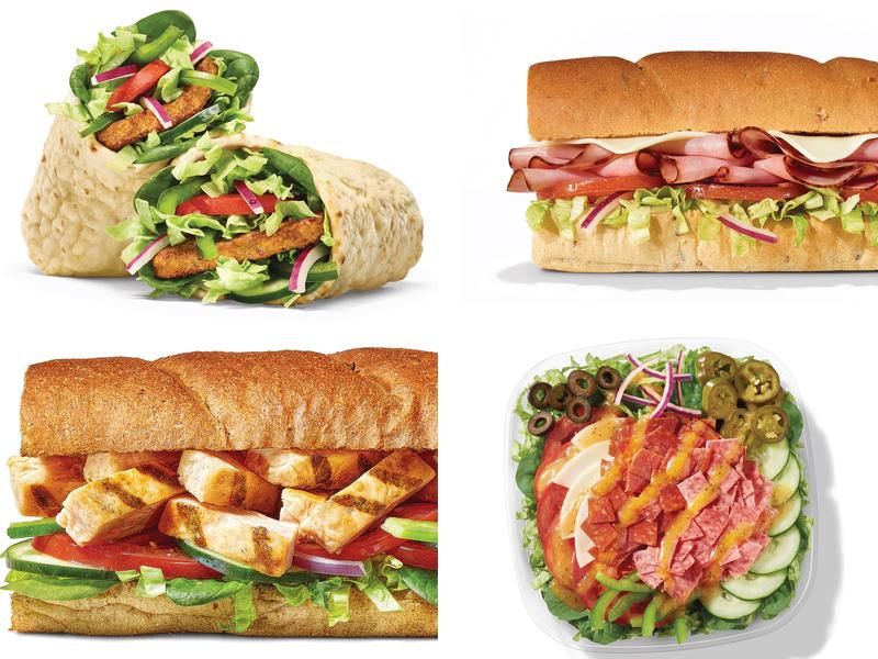 Subway Menu