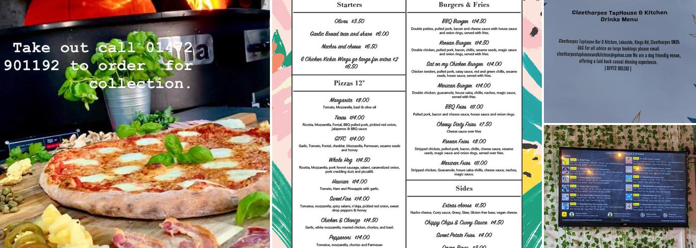 Cleethorpes TapHouse & Kitchen Menu