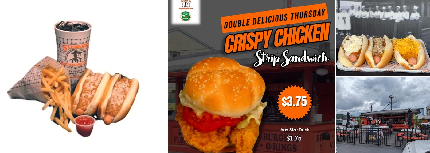 Stewarts Original Hot Dogs Menu