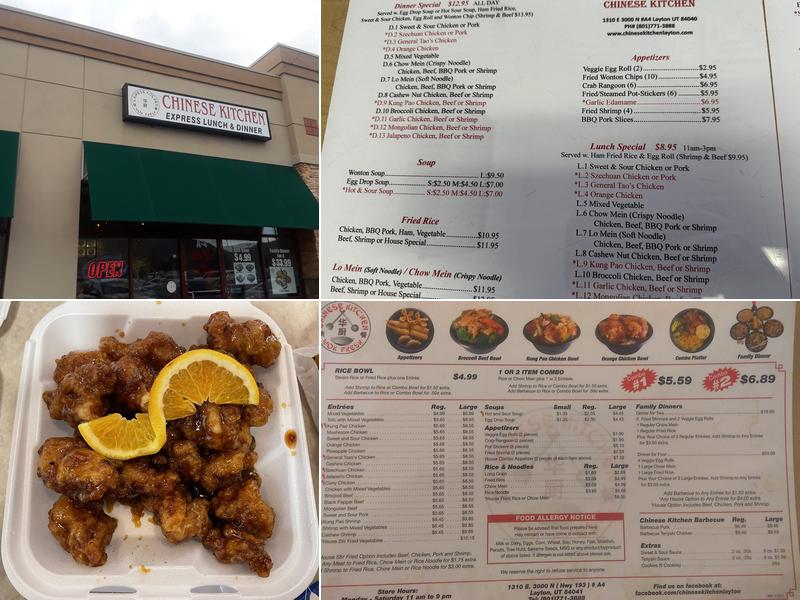 Chinese Kitchen Menu