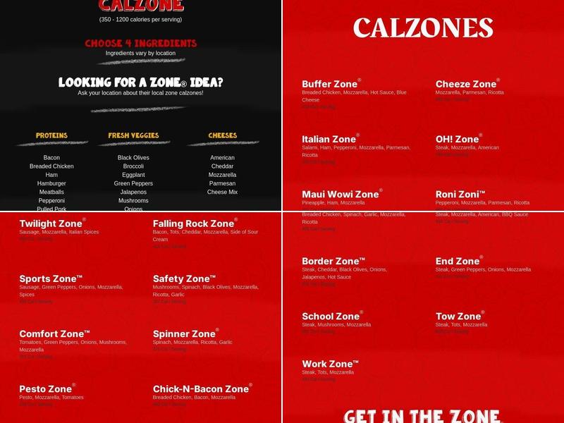 D P Dough Menu