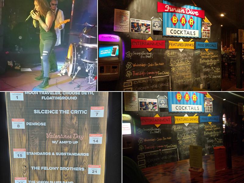 Funk 'n Dive Bar Menu