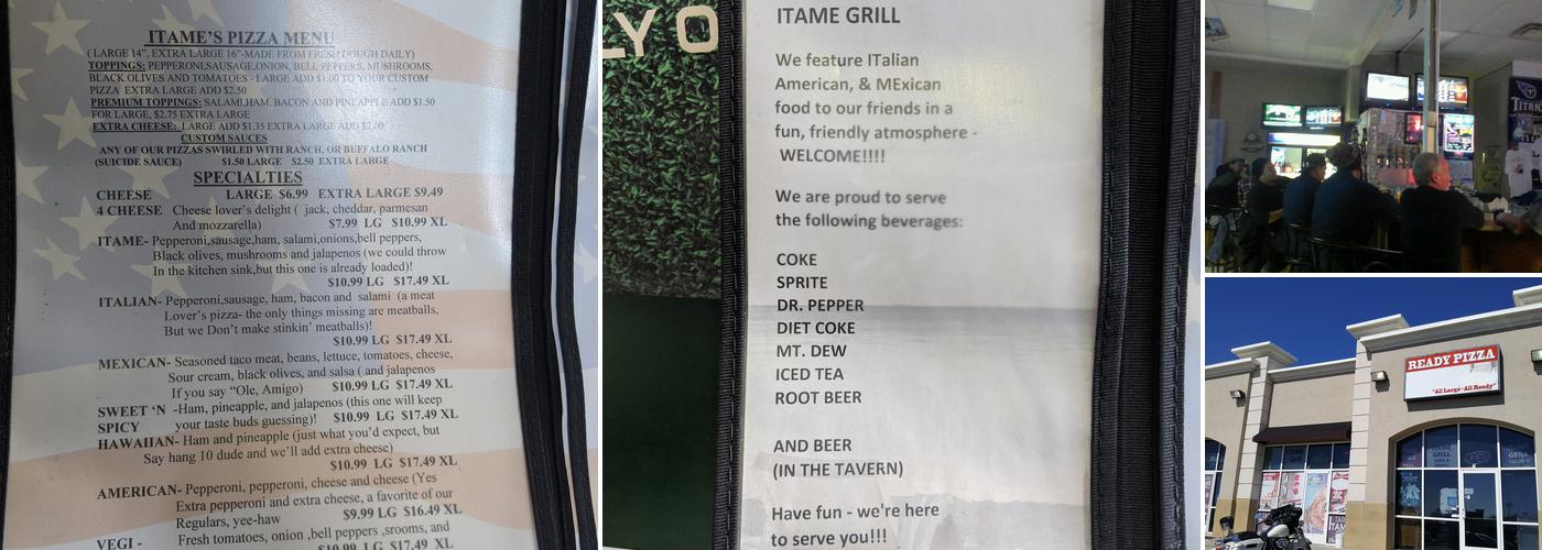 Itame Grill Menu