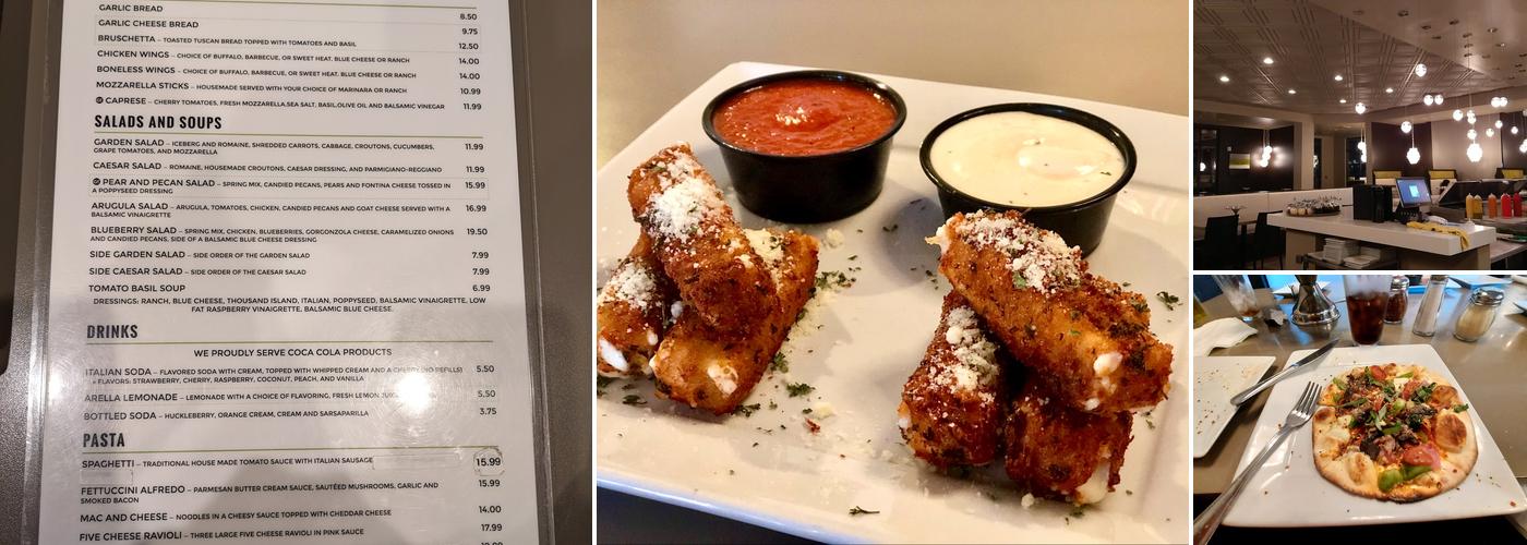 Arella Pizzeria Menu