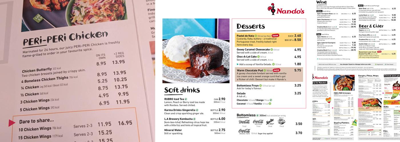 Nando's Ely Menu