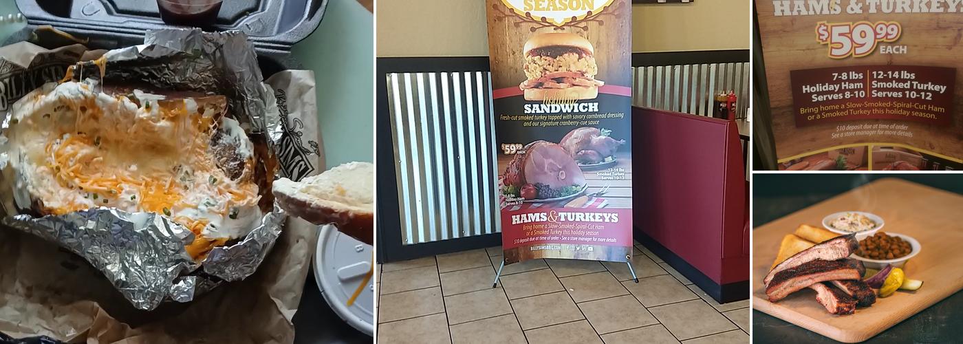 Billy Sims BBQ Menu