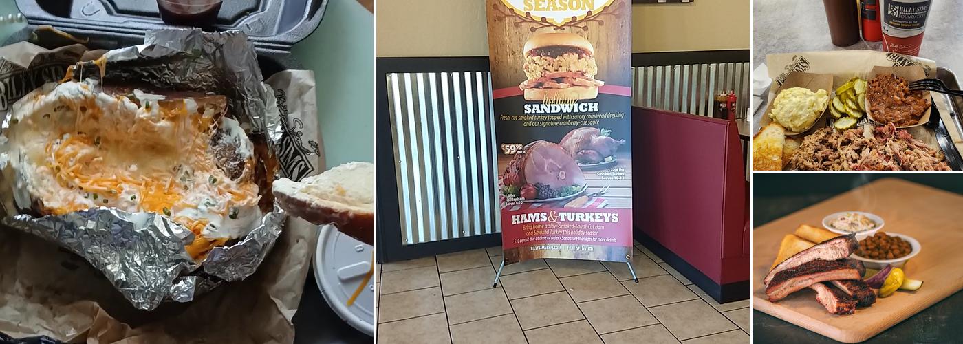 Billy Sims BBQ Menu