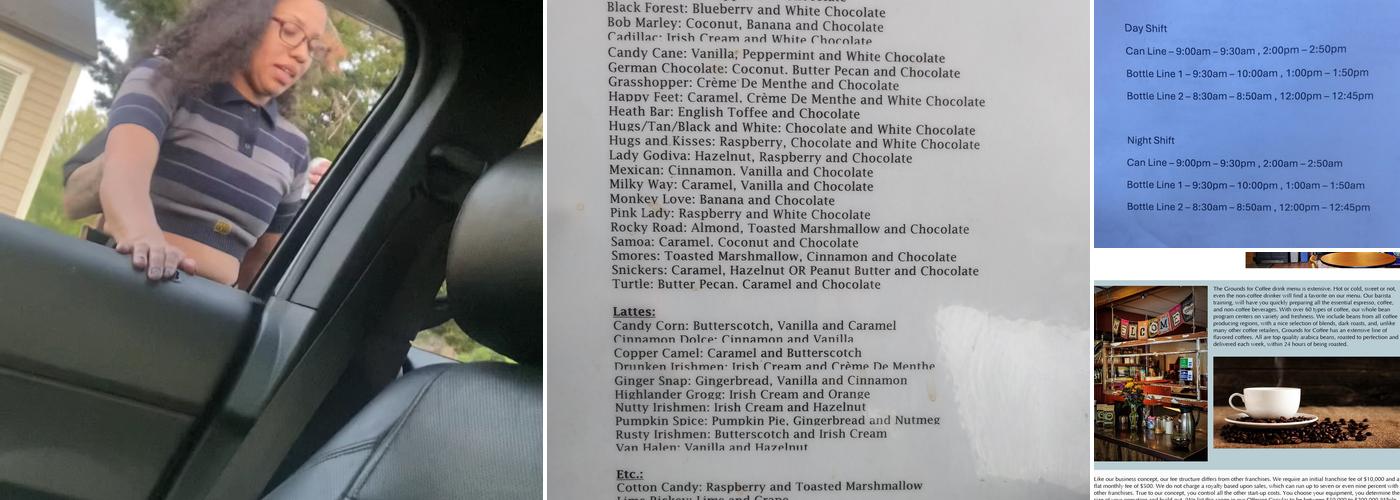 Grounds for Coffee Menu