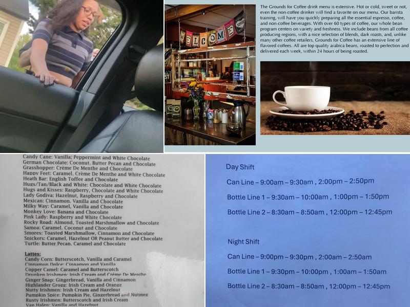 Grounds for Coffee Menu
