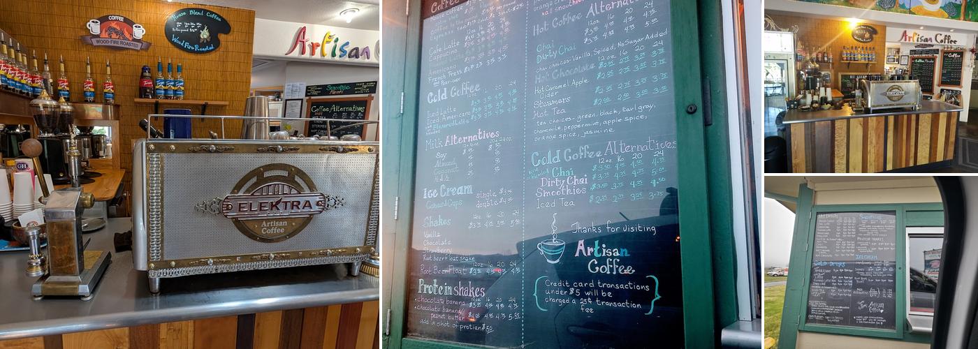 Artisan Coffee Menu