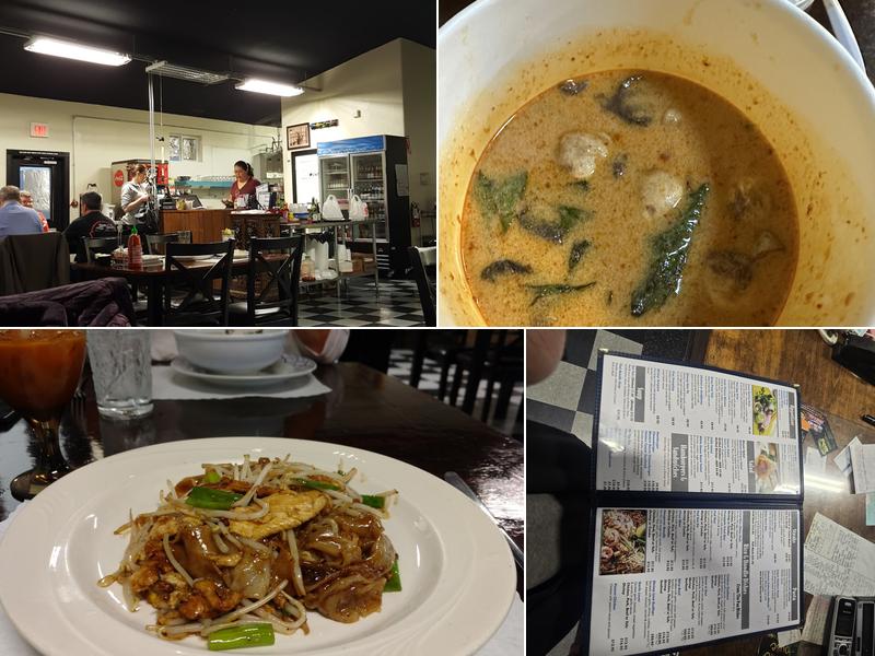 White House Thai/American Menu