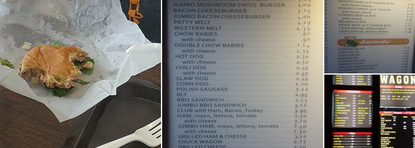 Chow Wagon Menu