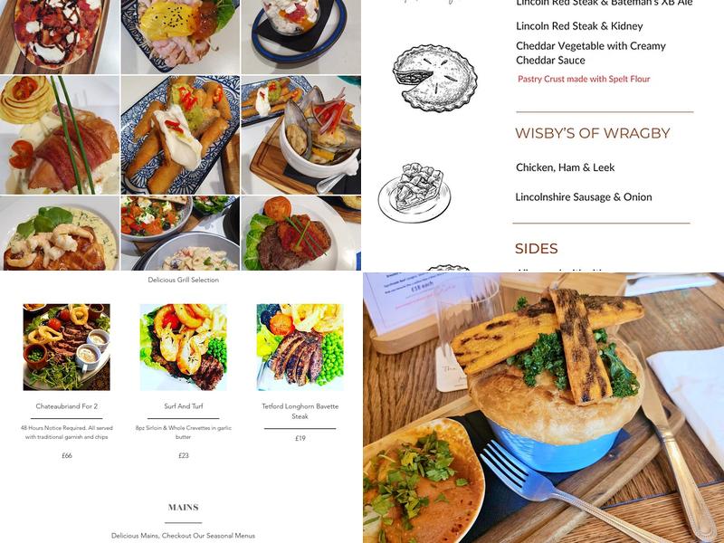 The Red Lion Inn, Raithby Menu