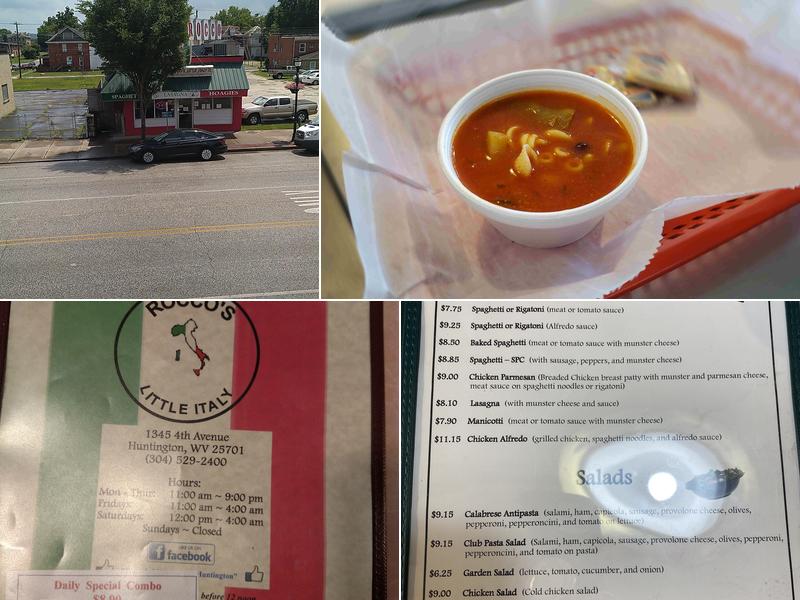 Rocco's Little Italy Menu