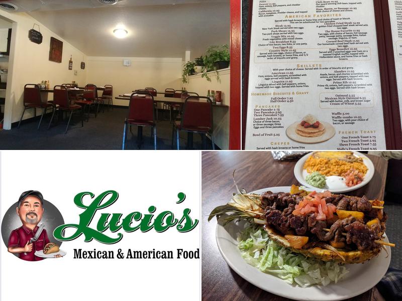 Lucio's Mexican & American Food Menu