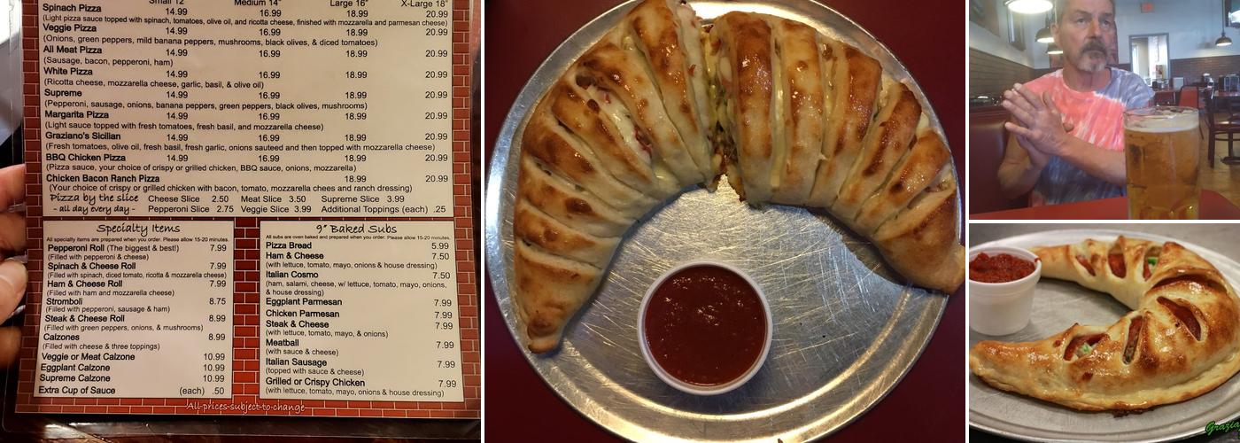 Graziano's Pizza Menu