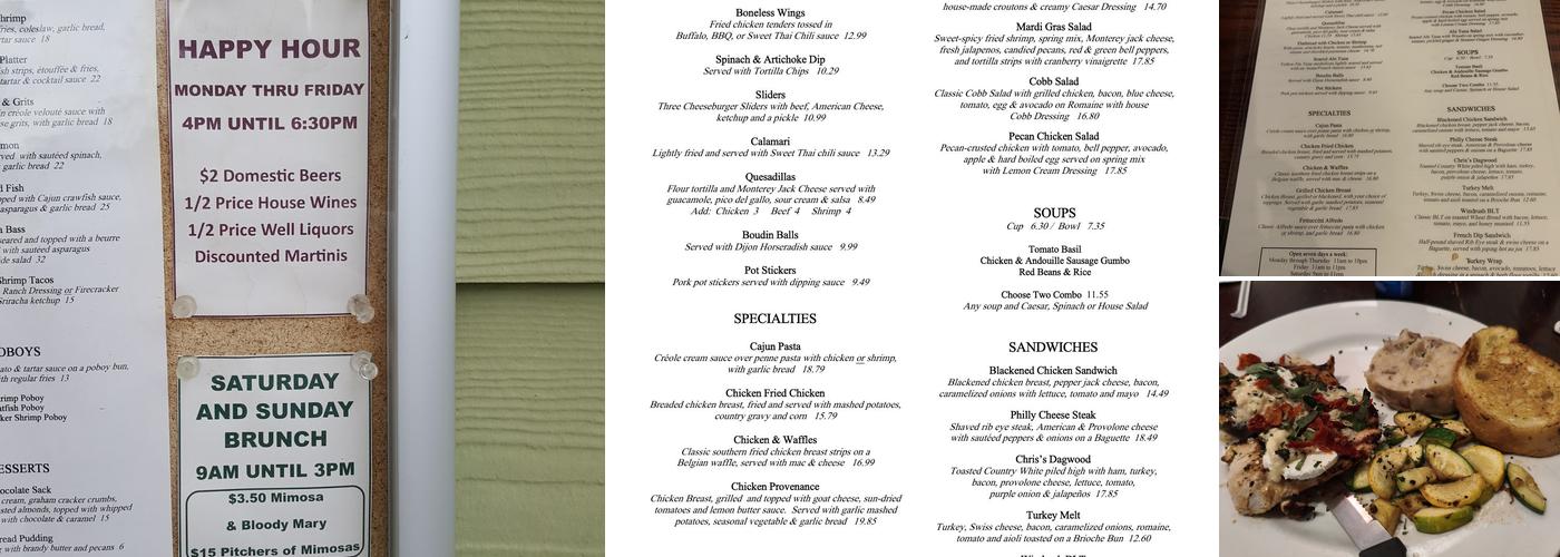 Windrush Grill Menu