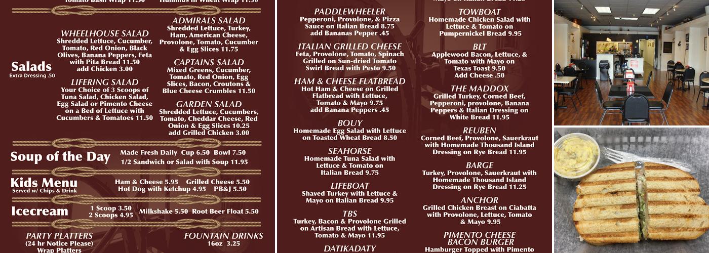 Wheelhouse Menu