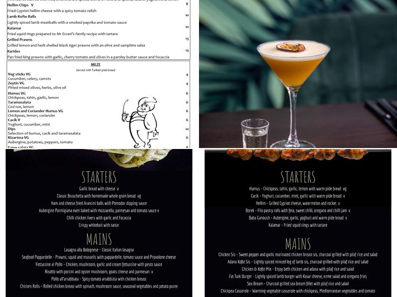 The Fat Turk - Brentwood Menu