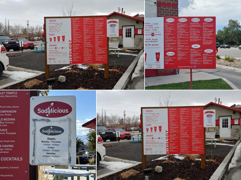 Sodalicious Menu