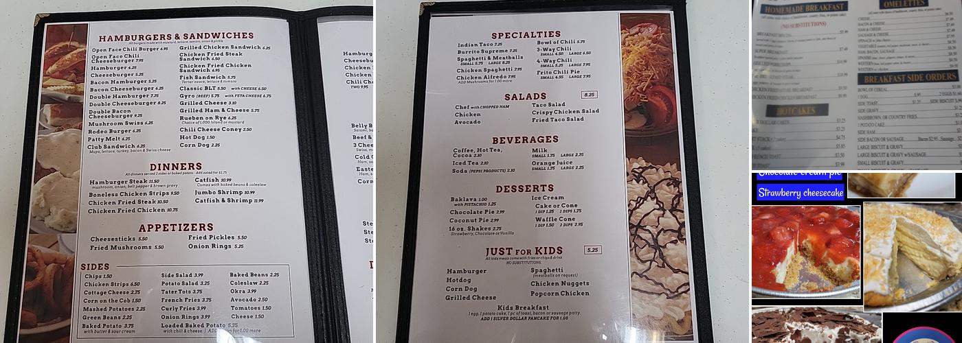 MARKS PLACE Menu