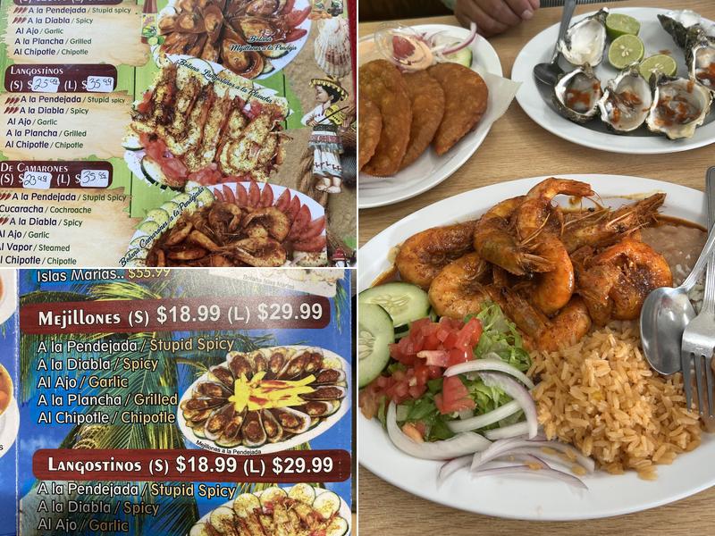 Mariscos El Camaron Estilo Nayarit Menu
