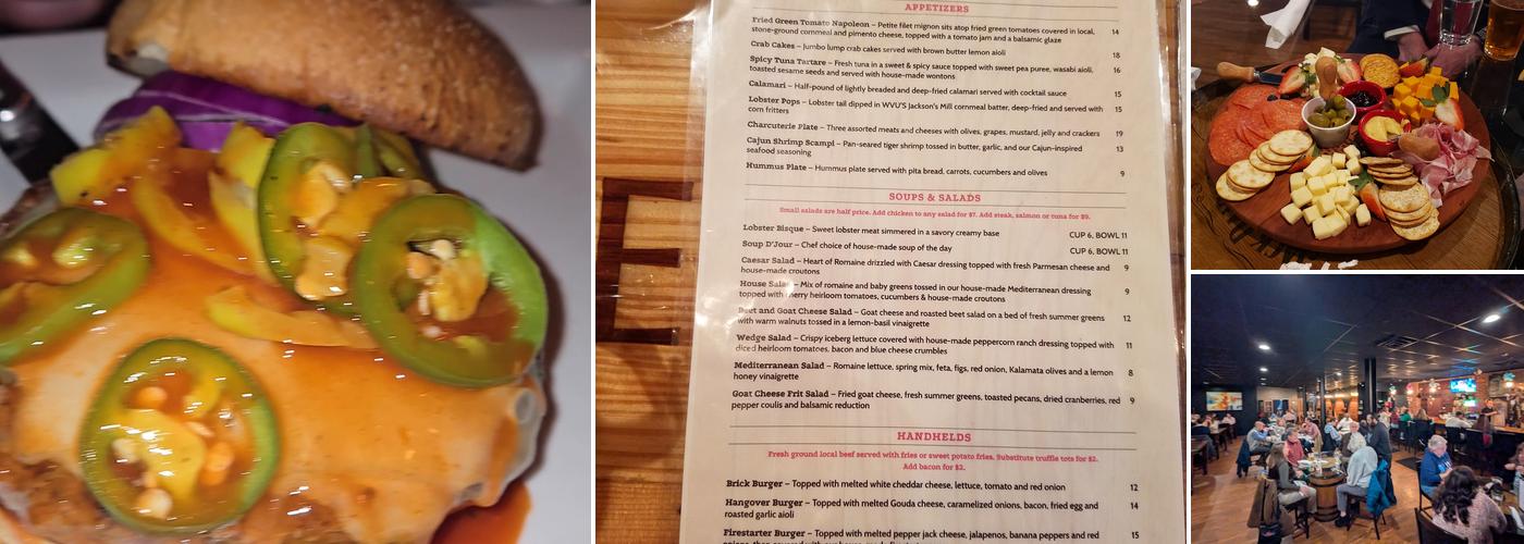 Bricks & Barrels Menu