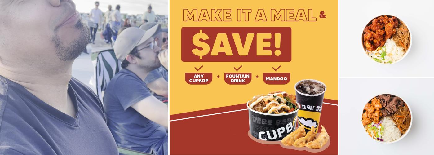 Cupbop - Korean BBQ in a Cup Menu