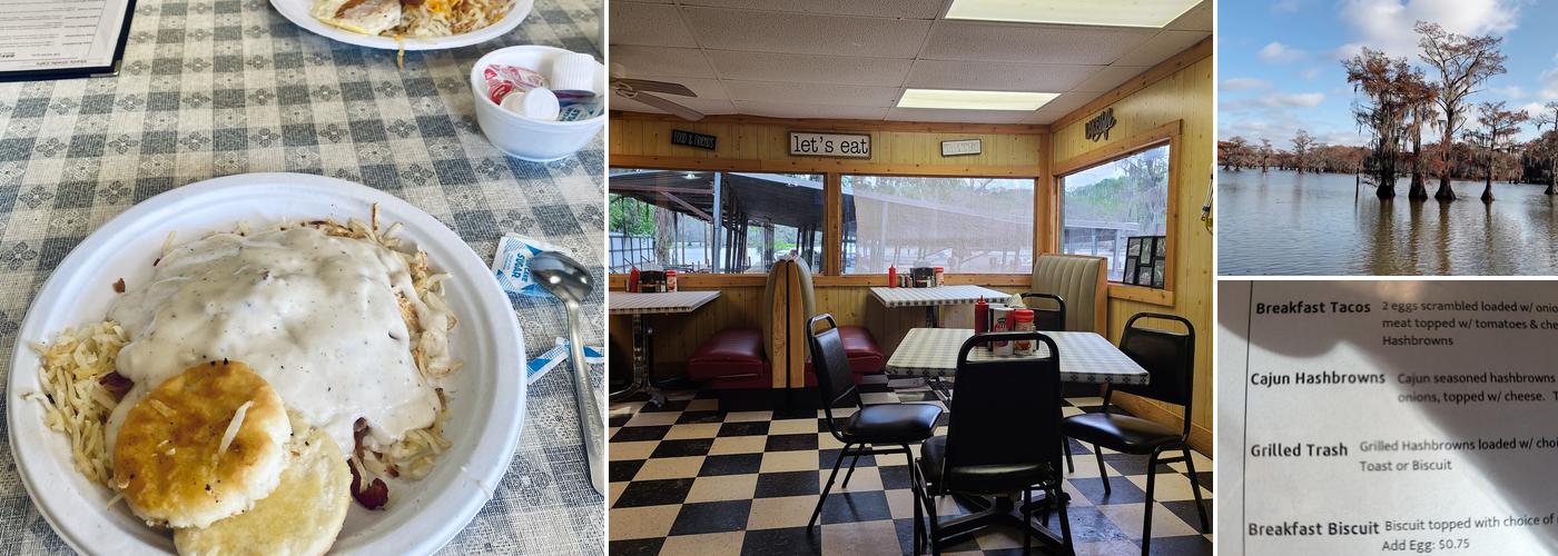 Shady glade cafe Menu