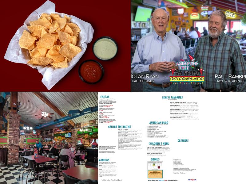 The Jalapeno Tree Menu