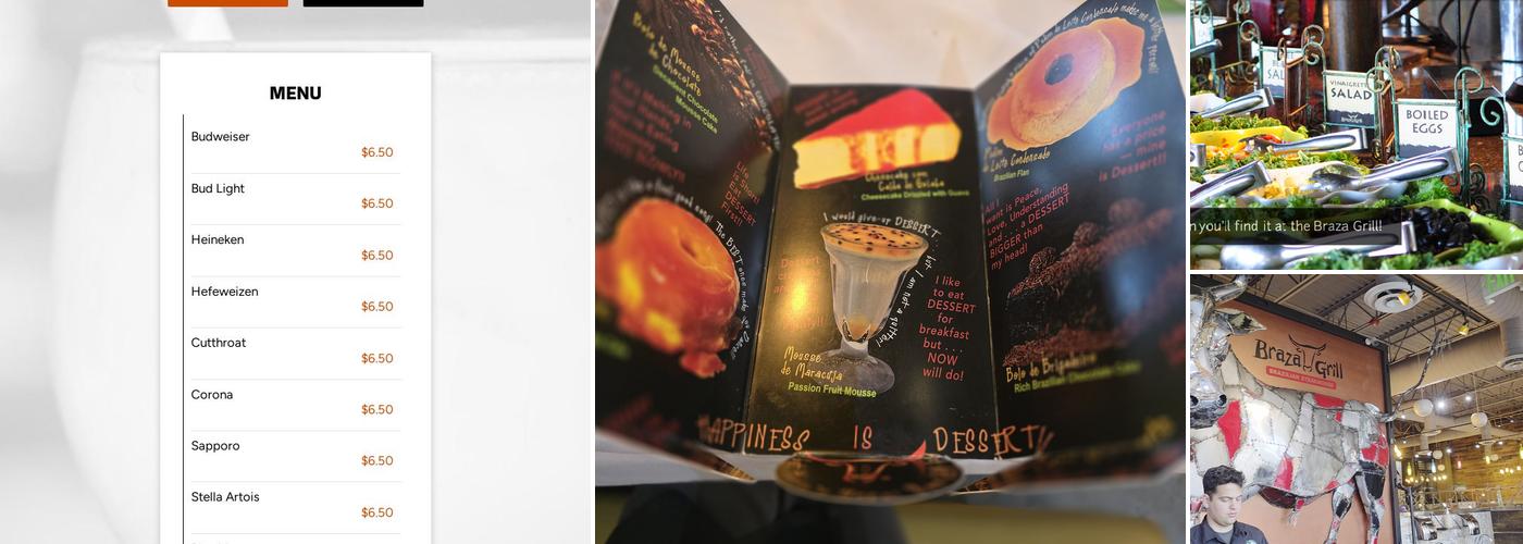 Braza Grill Menu