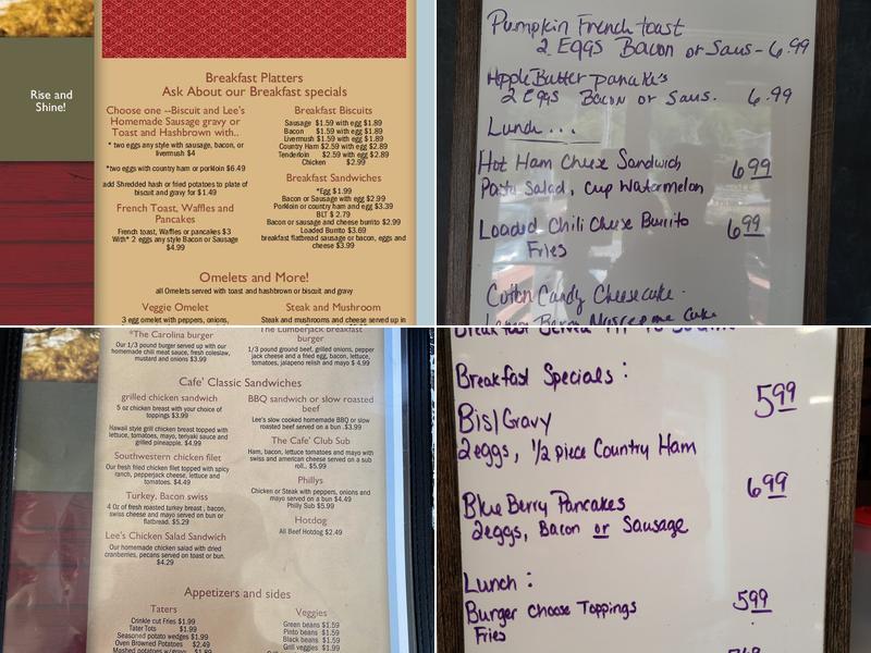Lee's Menu