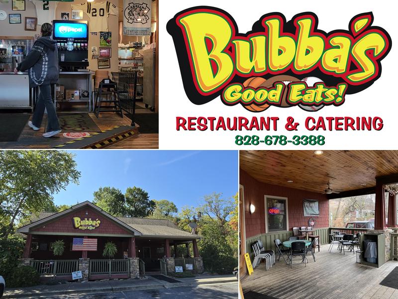 Bubba's Good Eats Menu