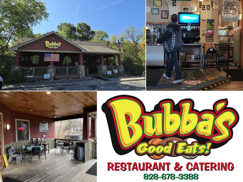 Bubba's Good Eats Menu