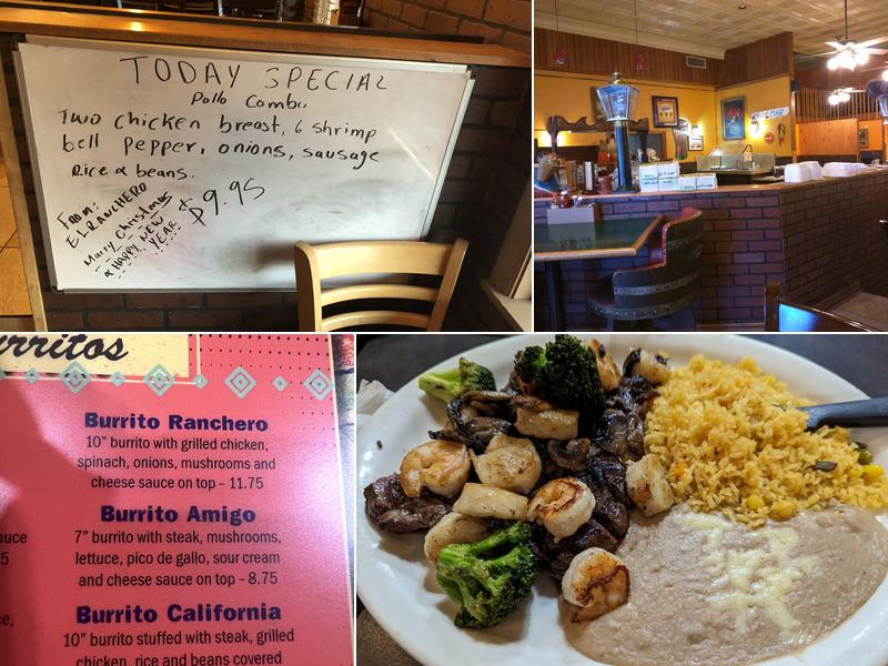 El Ranchero Restaurant Menu