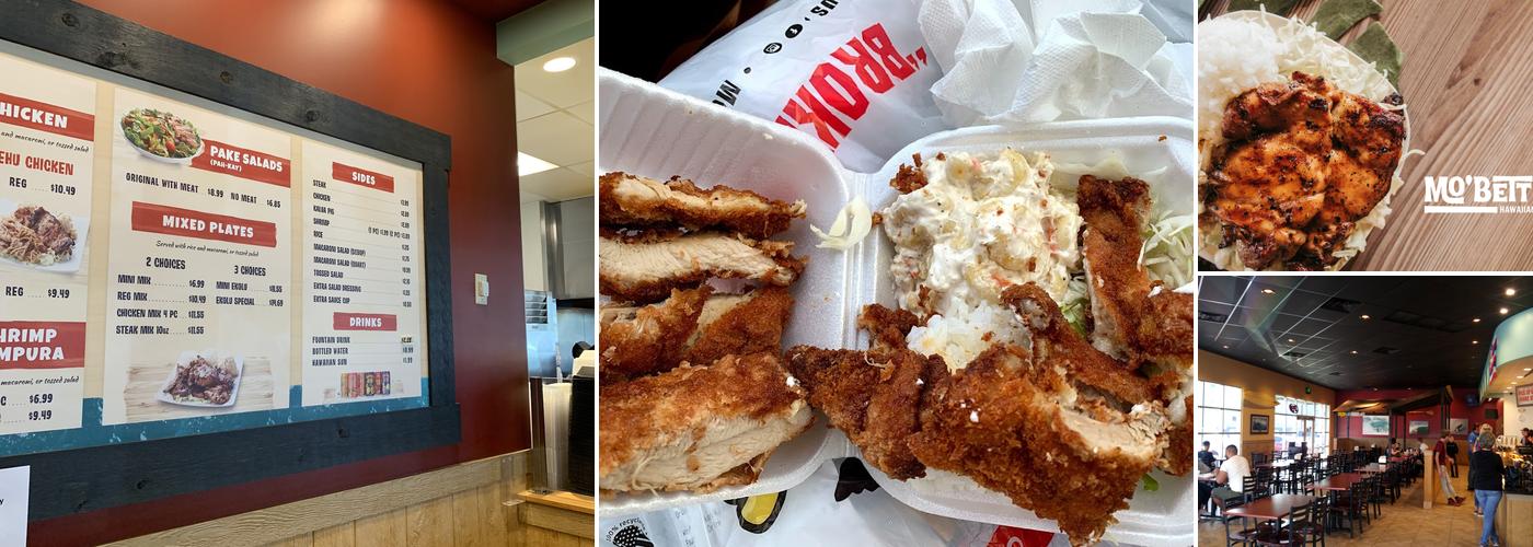 Mo' Bettahs Hawaiian Style Food Menu