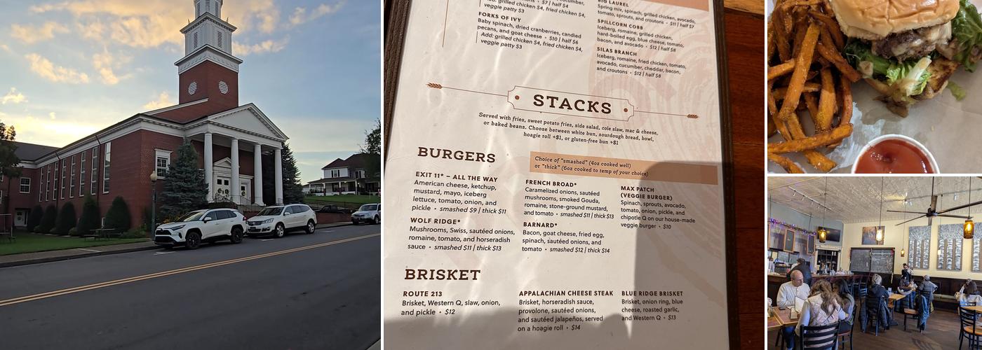 Stackhouse Restaurant Menu