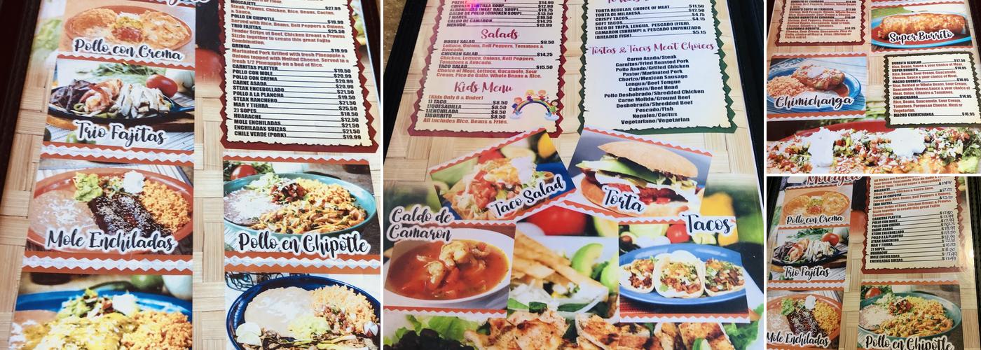 El Molcajete Menu
