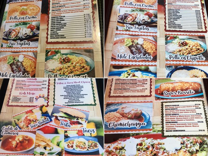 El Molcajete Menu
