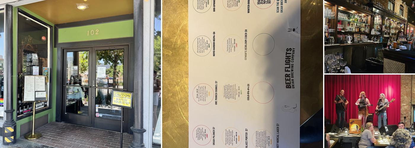 Ukiah Brewing Company Menu