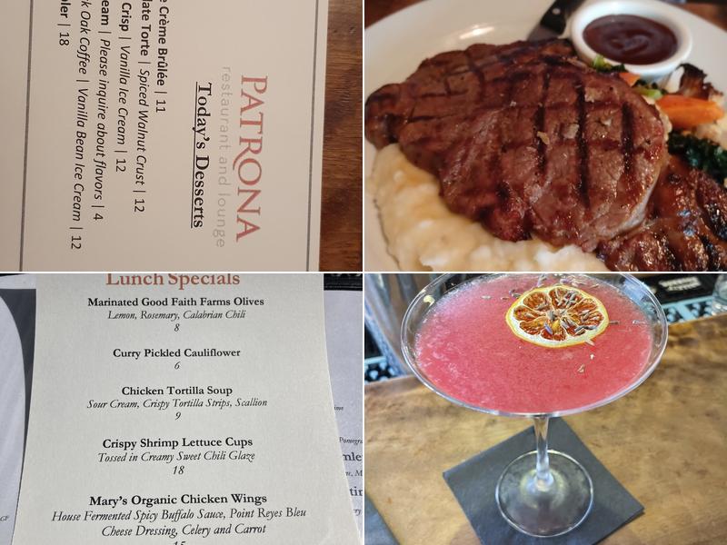 Patrona Menu
