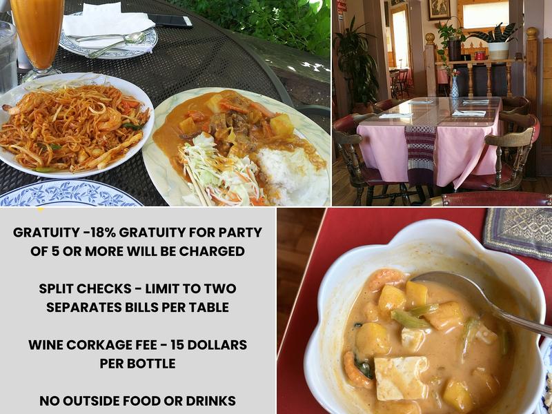 Thai Dish Menu