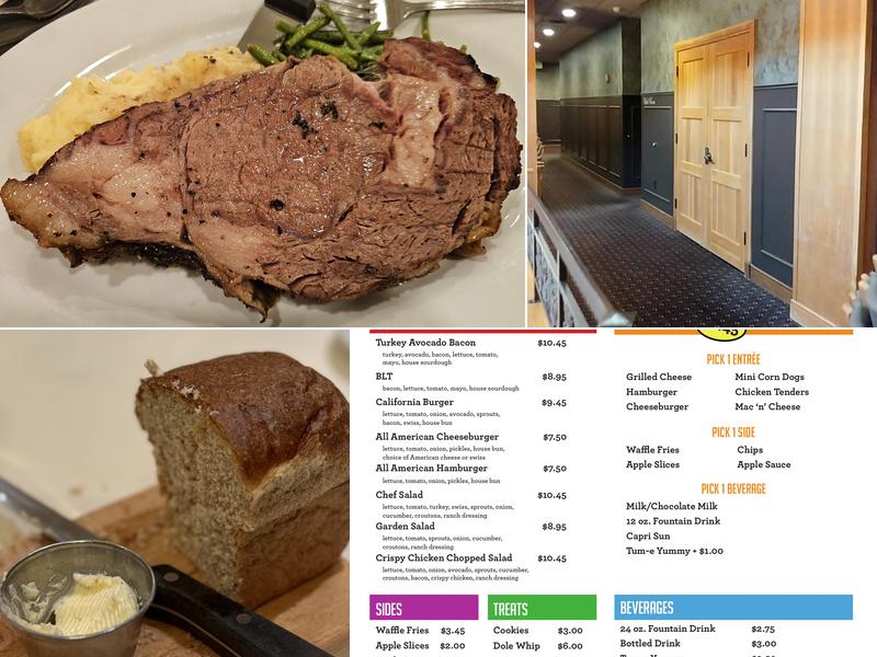 Harvest Restaurant Menu