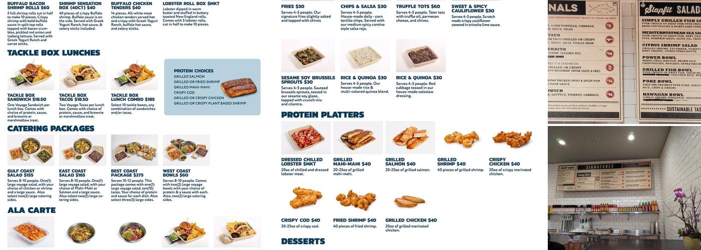 Slapfish Menu