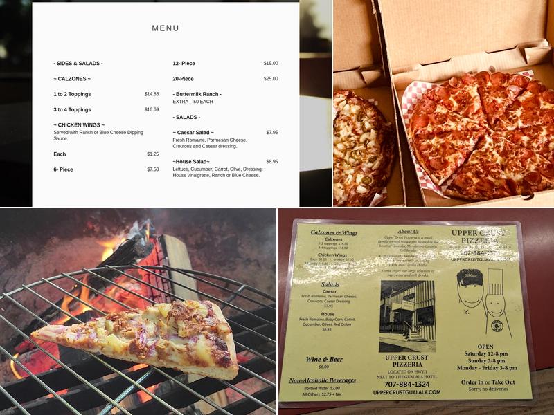 Upper Crust Pizzeria Menu