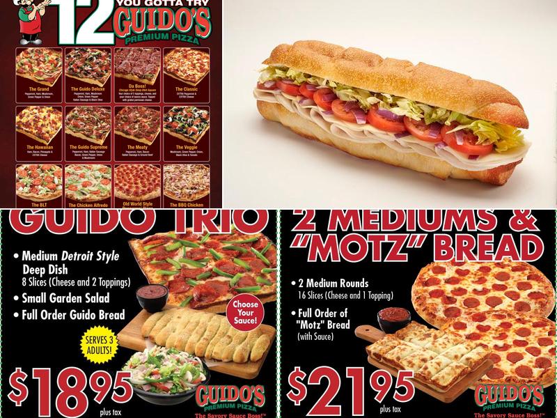 Guido's Premium Pizza Hartland Menu