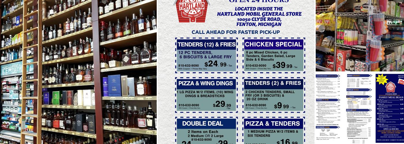Hartland Pizza, Grill and General Store Menu